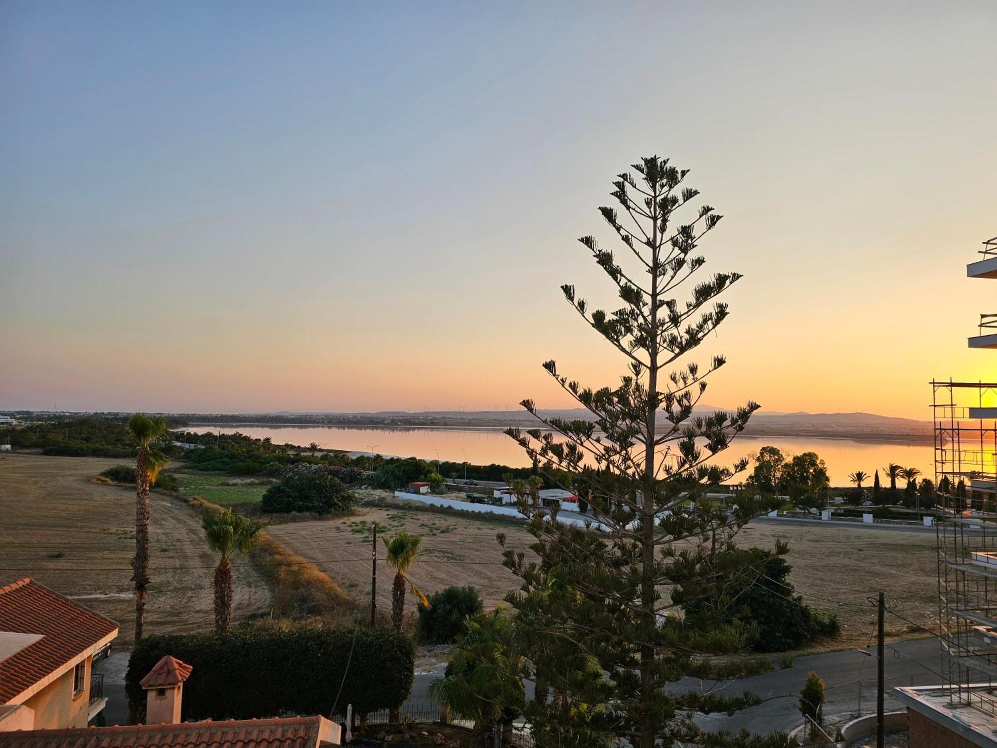 Majestic Sunset Salt Lake Views 300M From Beach ラルナカ エクステリア 写真